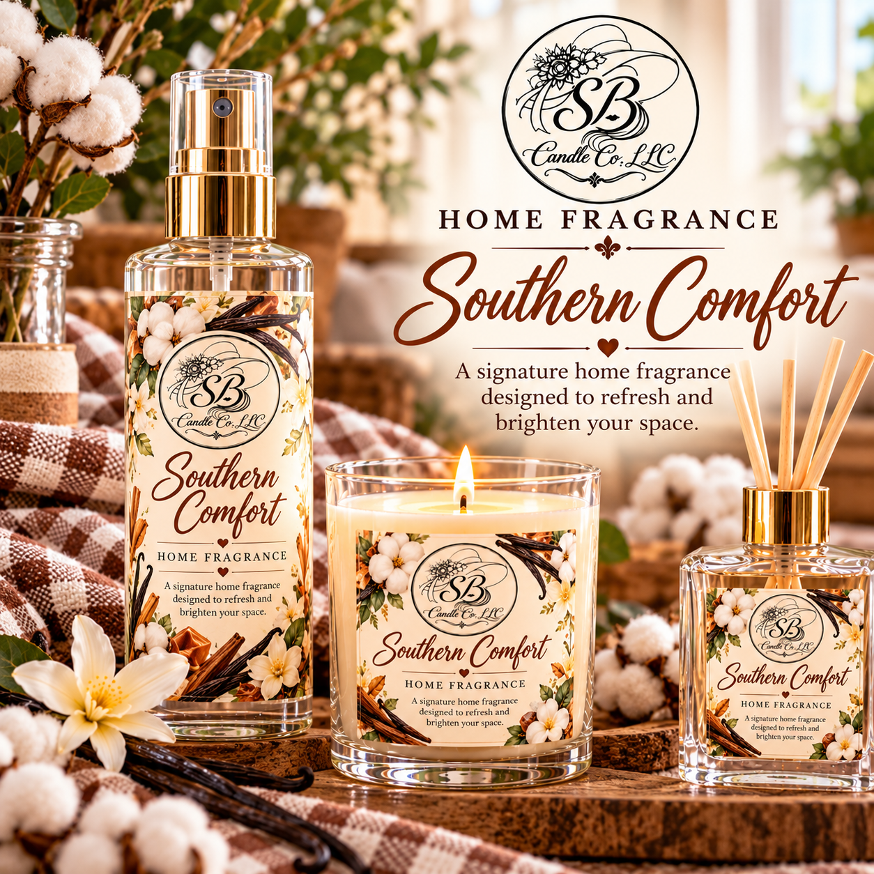 Sassy Belle home fragrance collection