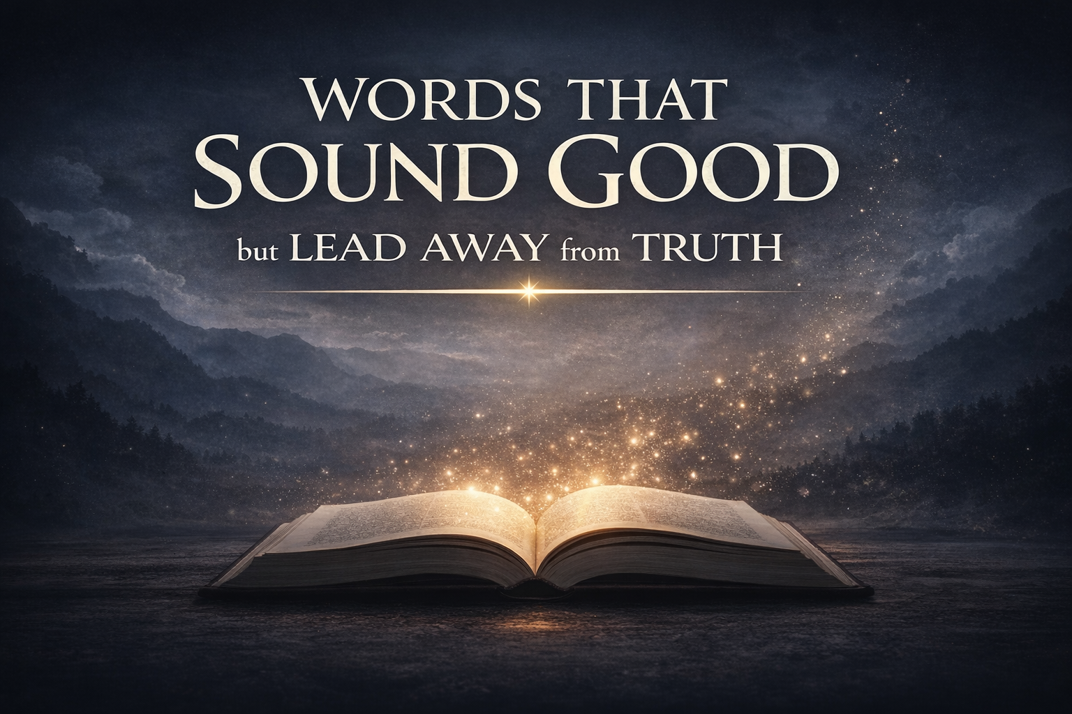 Words That Sound Good but Lead Away from Truth