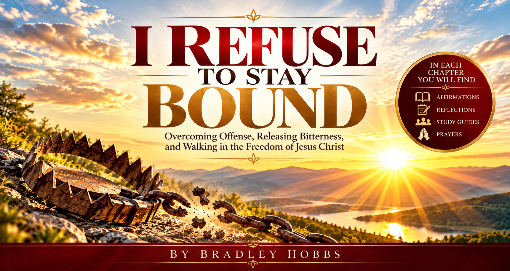 I Refuse to Stay Bound by Bradley Hobbs, overcoming offense, releasing bitterness, and walking in the freedom of Jesus Christ