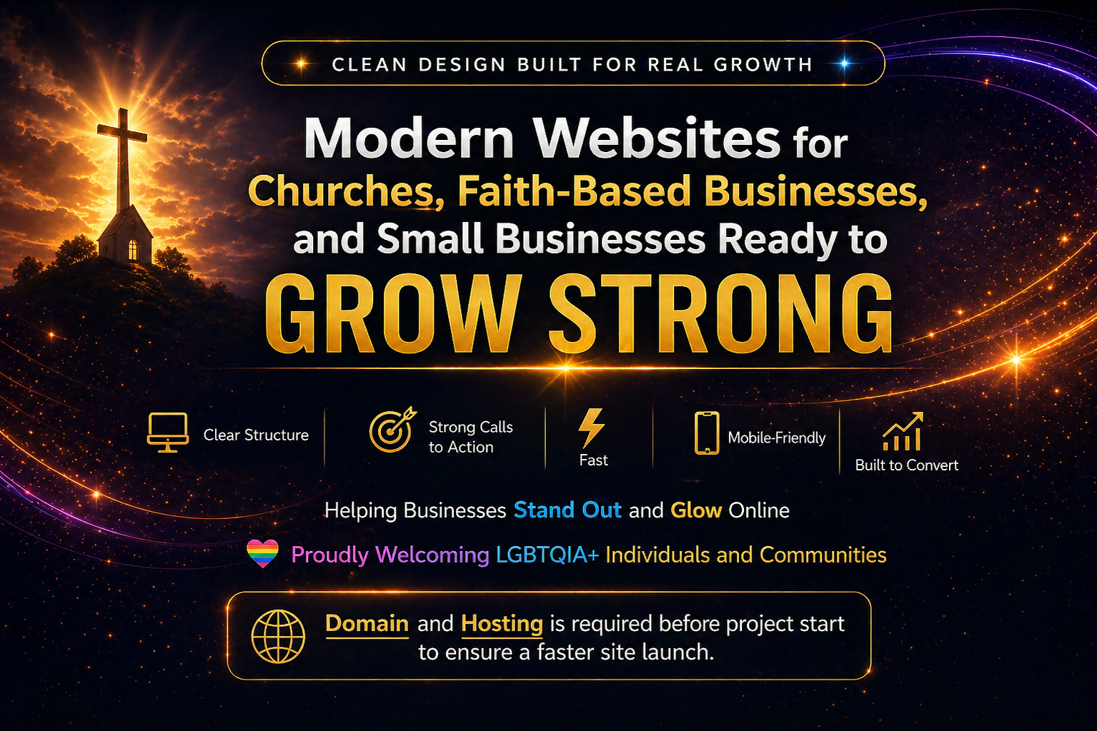 Modern Websites With Clear Structure Banner