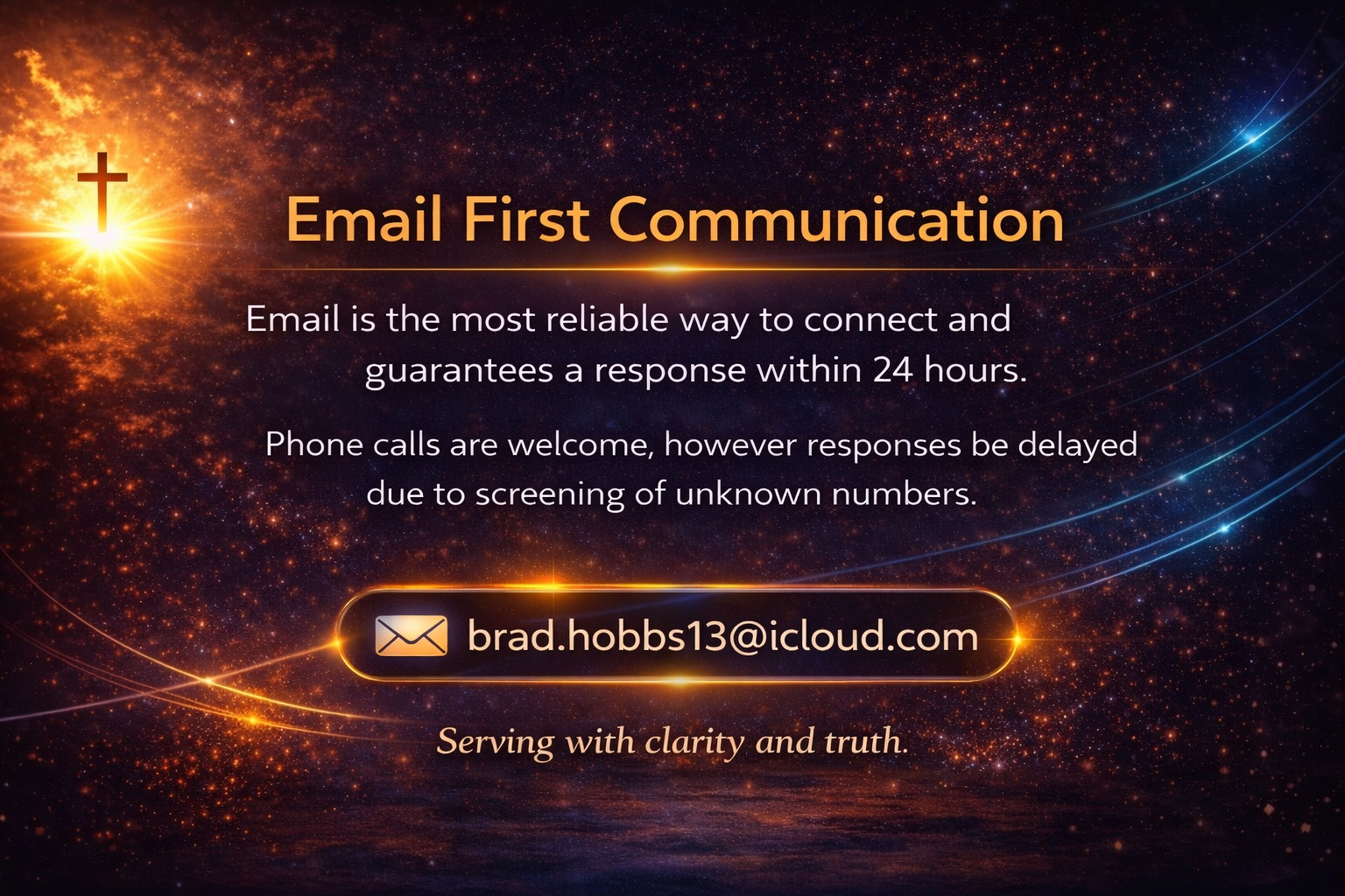 Email First Communication