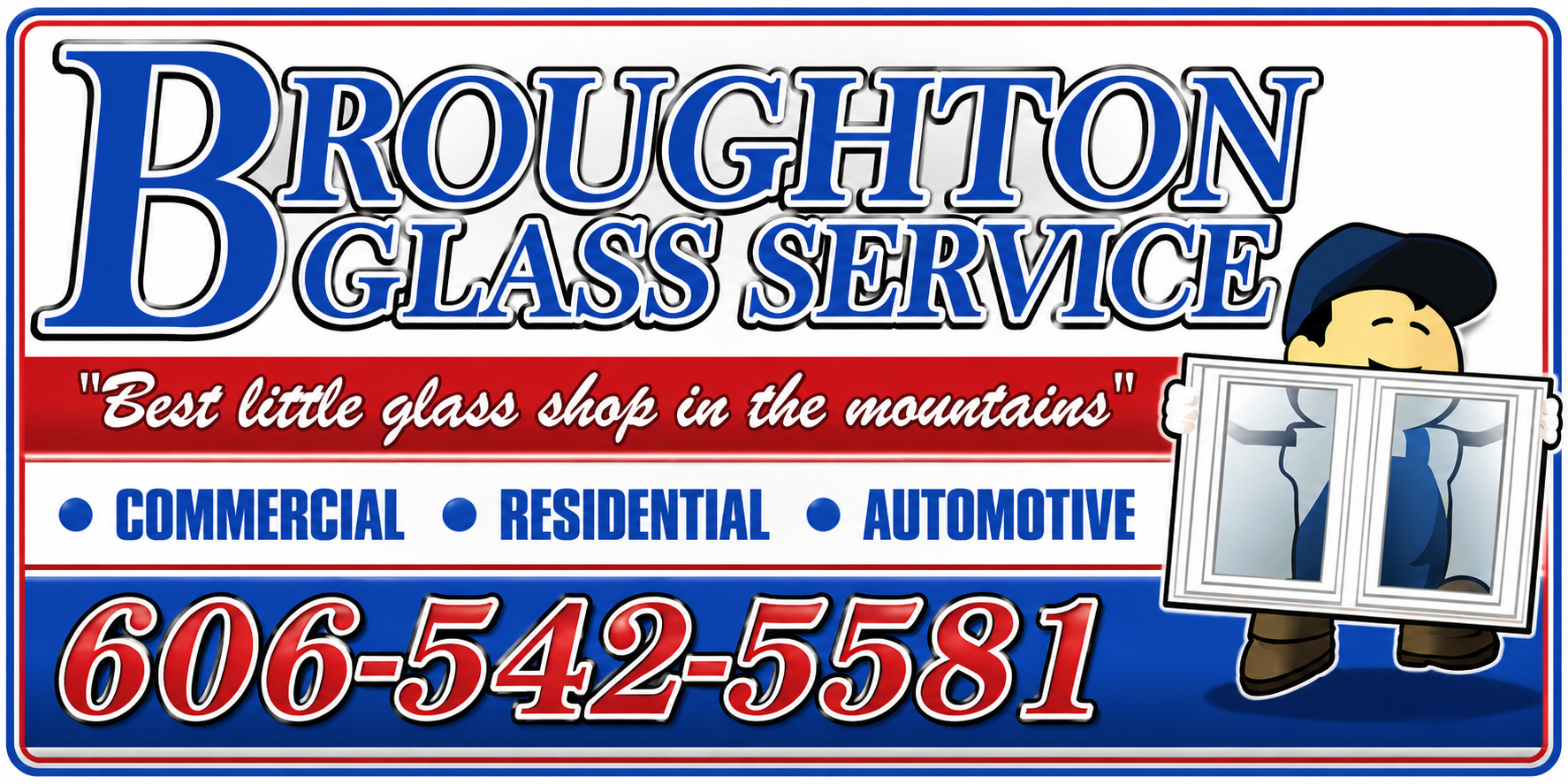 Broughtons Glass Service Banner