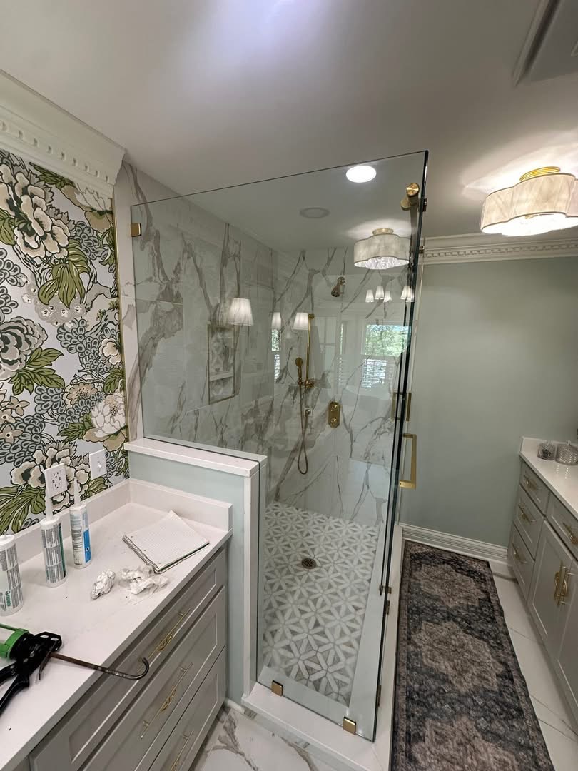 After glass install