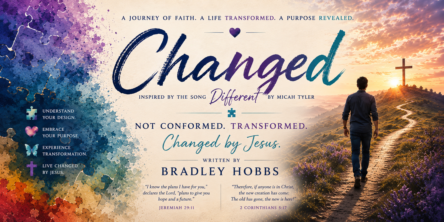 Changed book cover by Bradley Hobbs