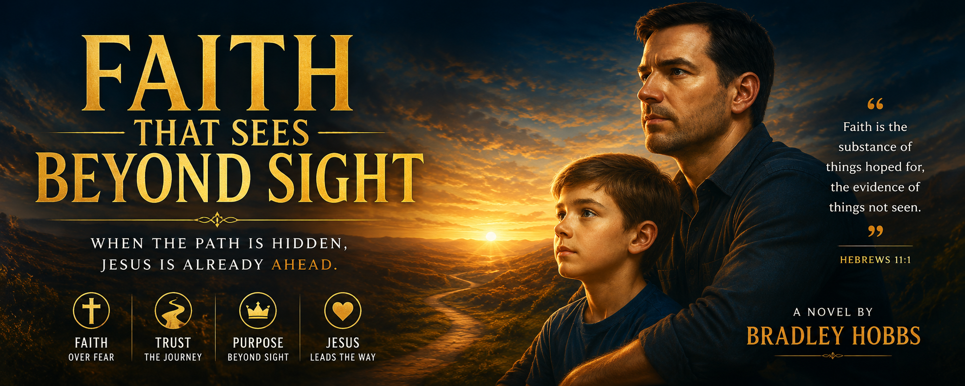 Faith That Sees Beyond Sight Banner