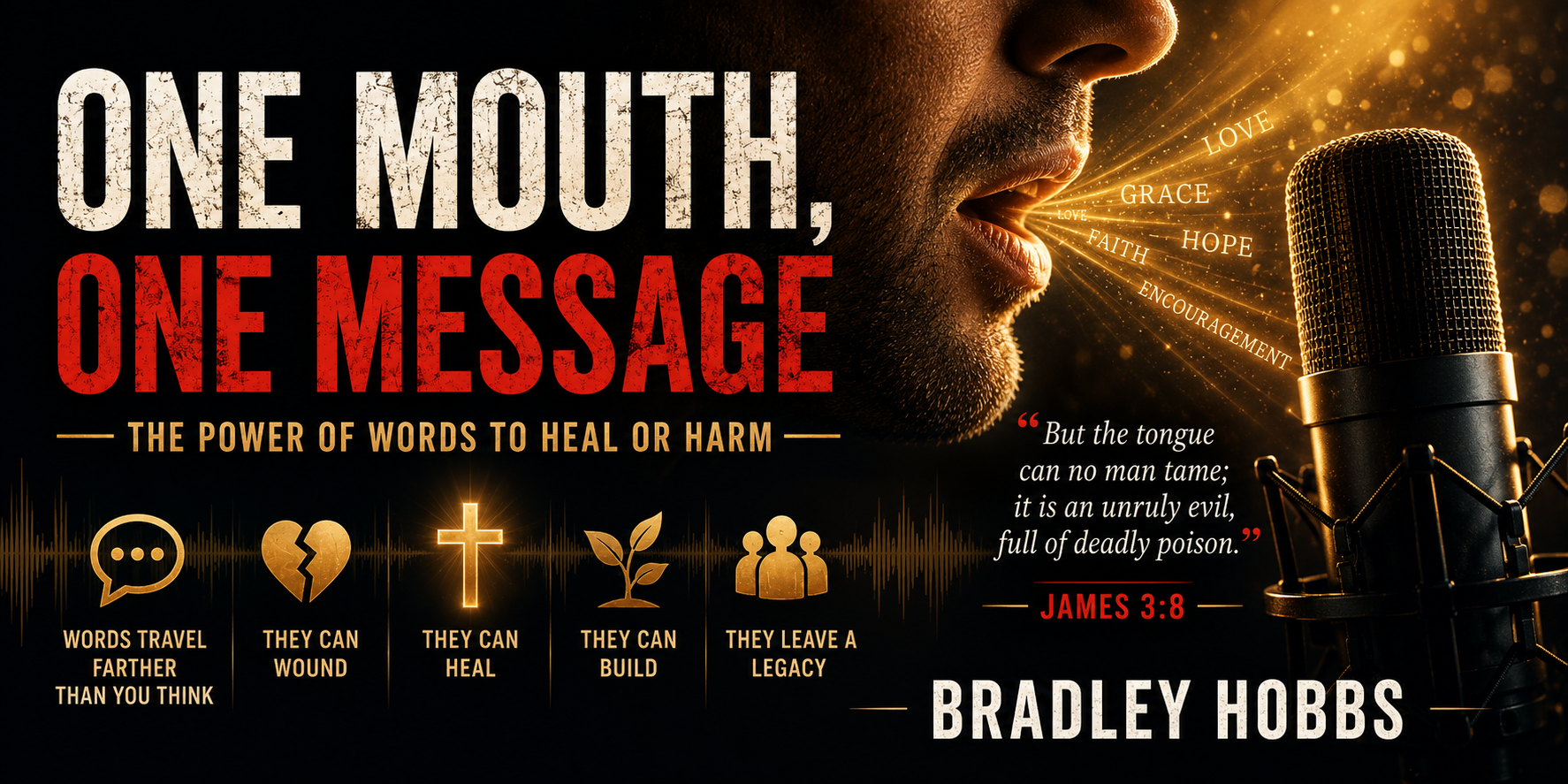 One Mouth One Message Banner