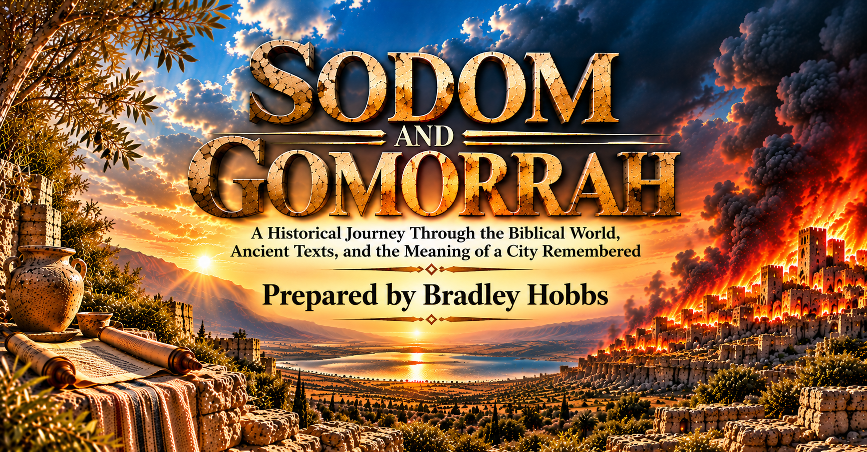 Sodom and Gomorrah book cover by Brad Hobbs