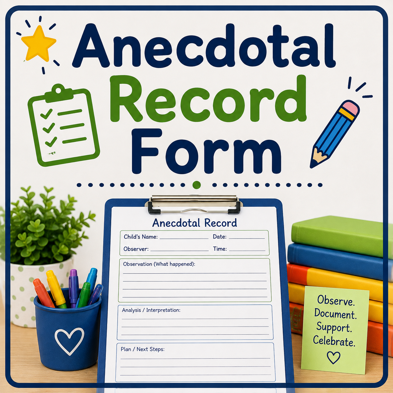 Anecdotal Record Form
