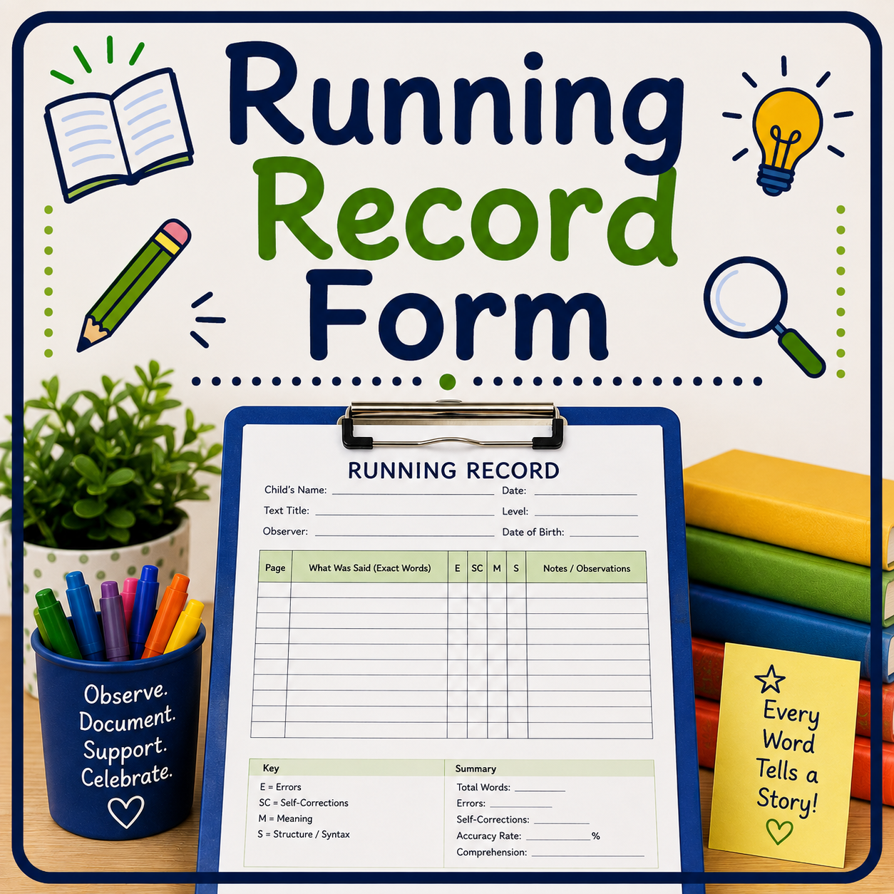Running Record Form