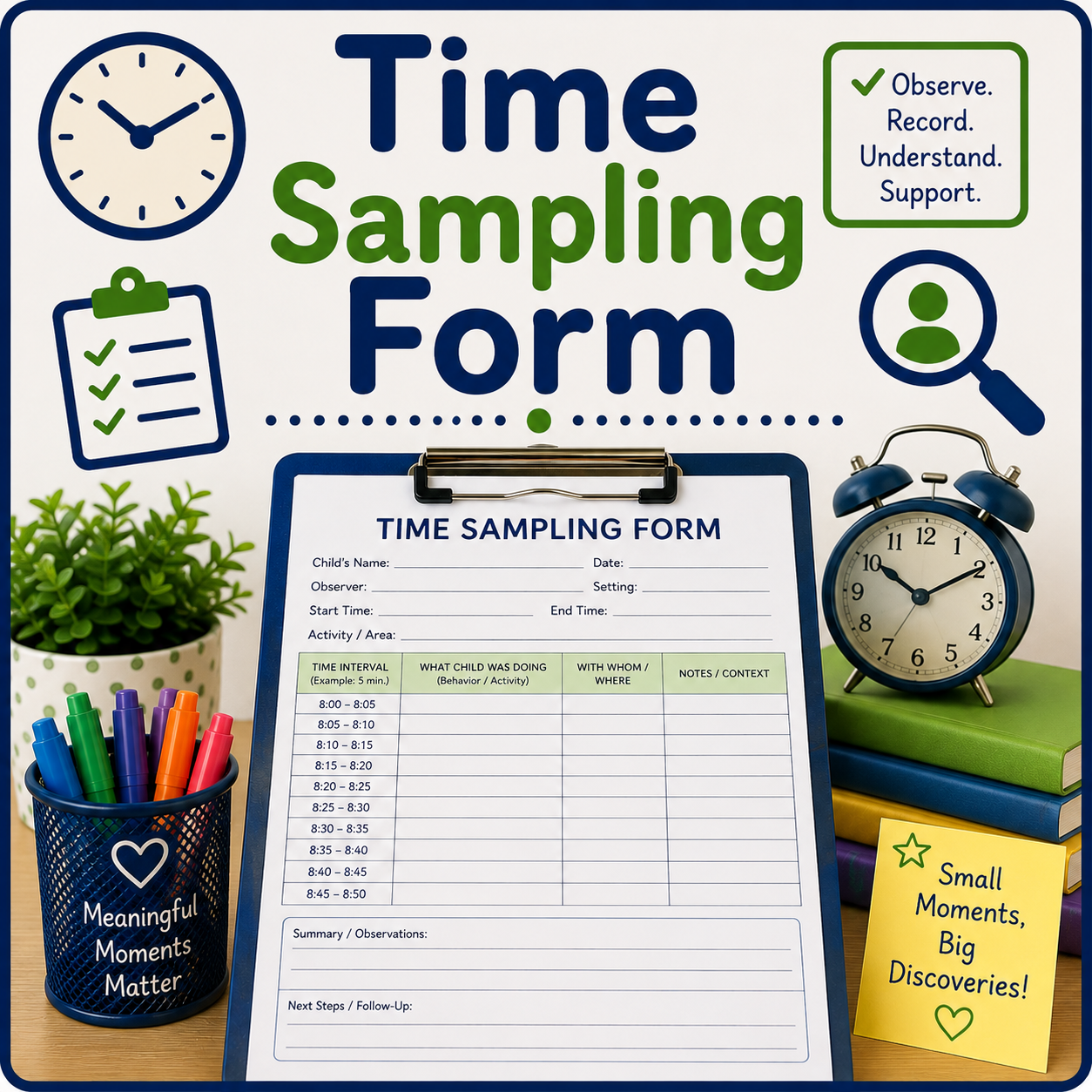Time Sampling Form