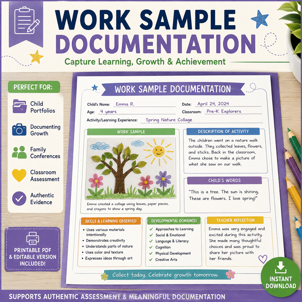Work Sample Documentation