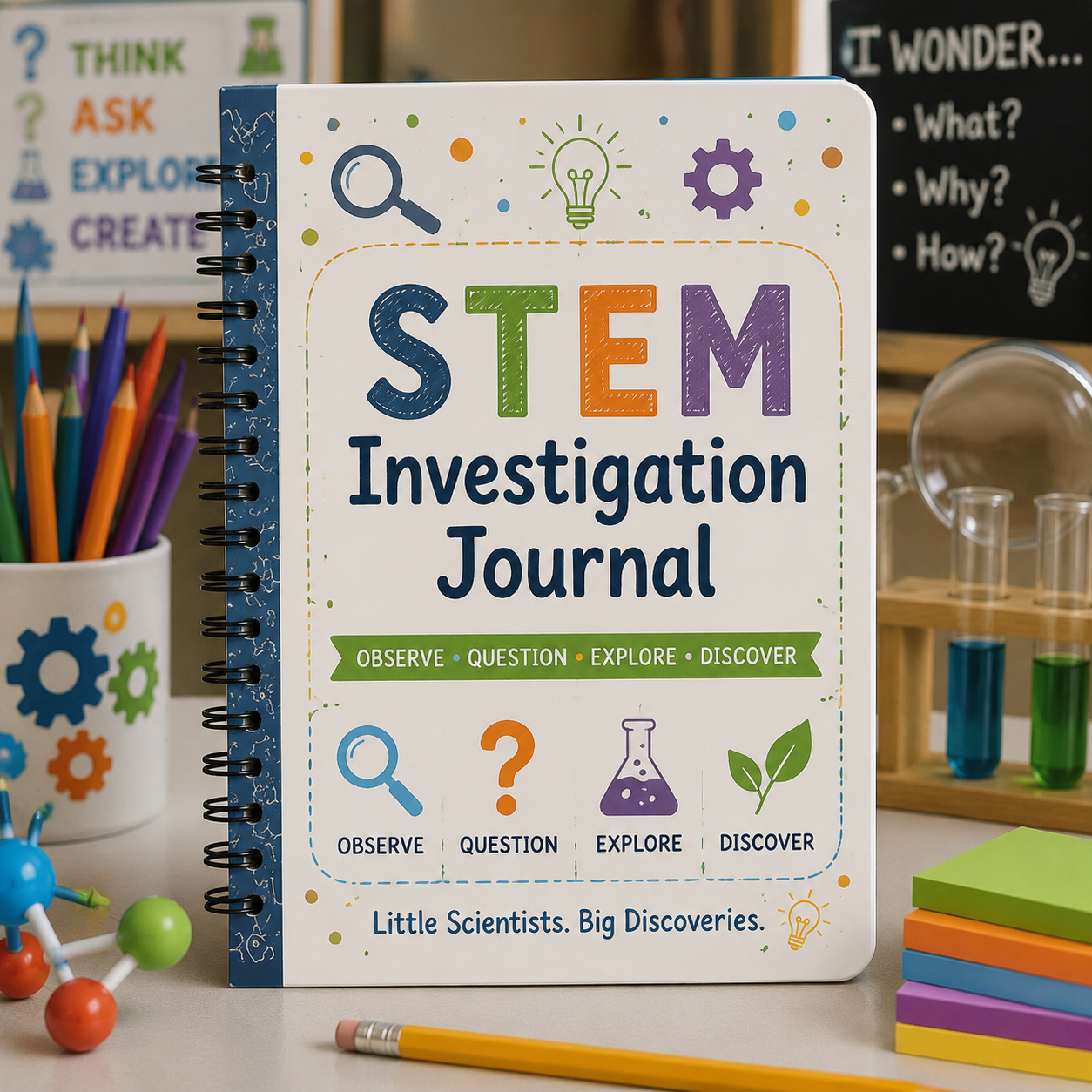 STEM investigation journal printable