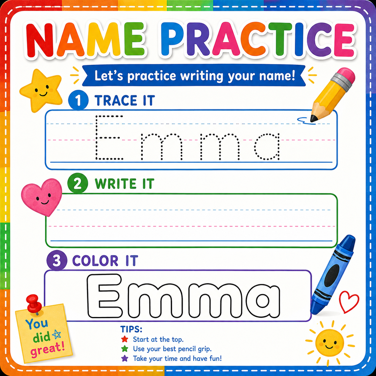 Name Practice