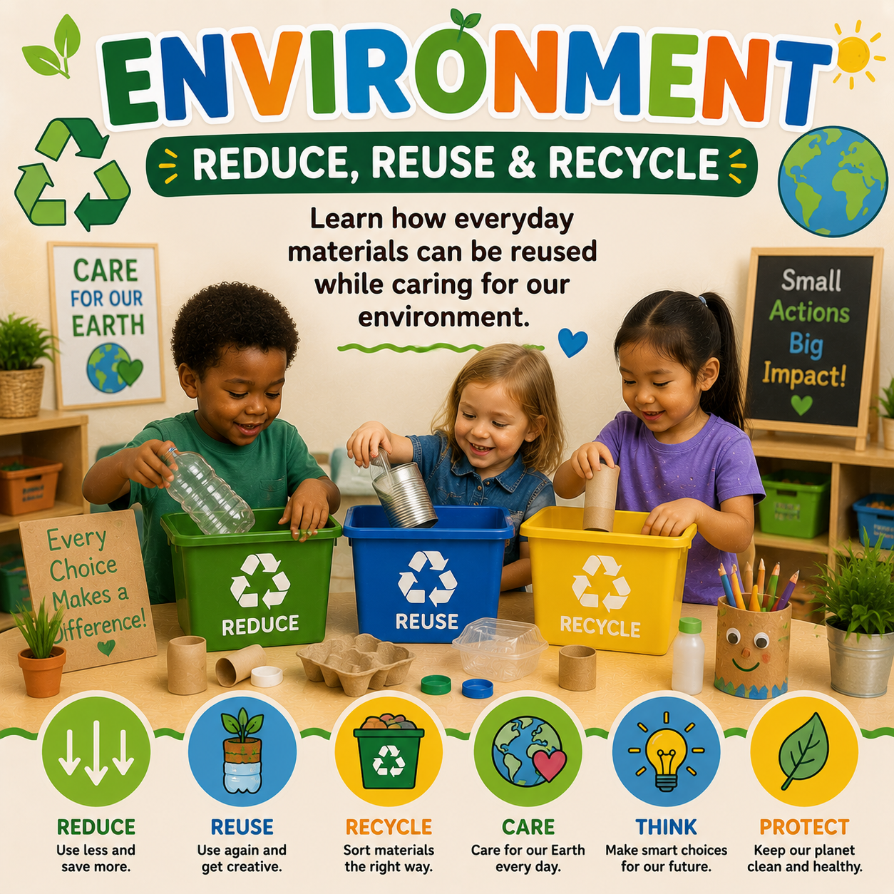 Reduce Reuse and Recycle Study