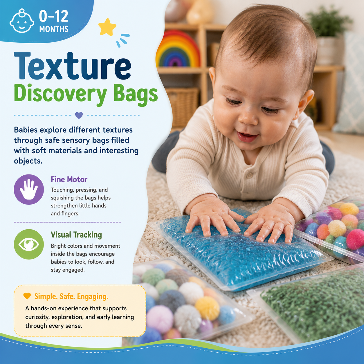 Texture discovery bags