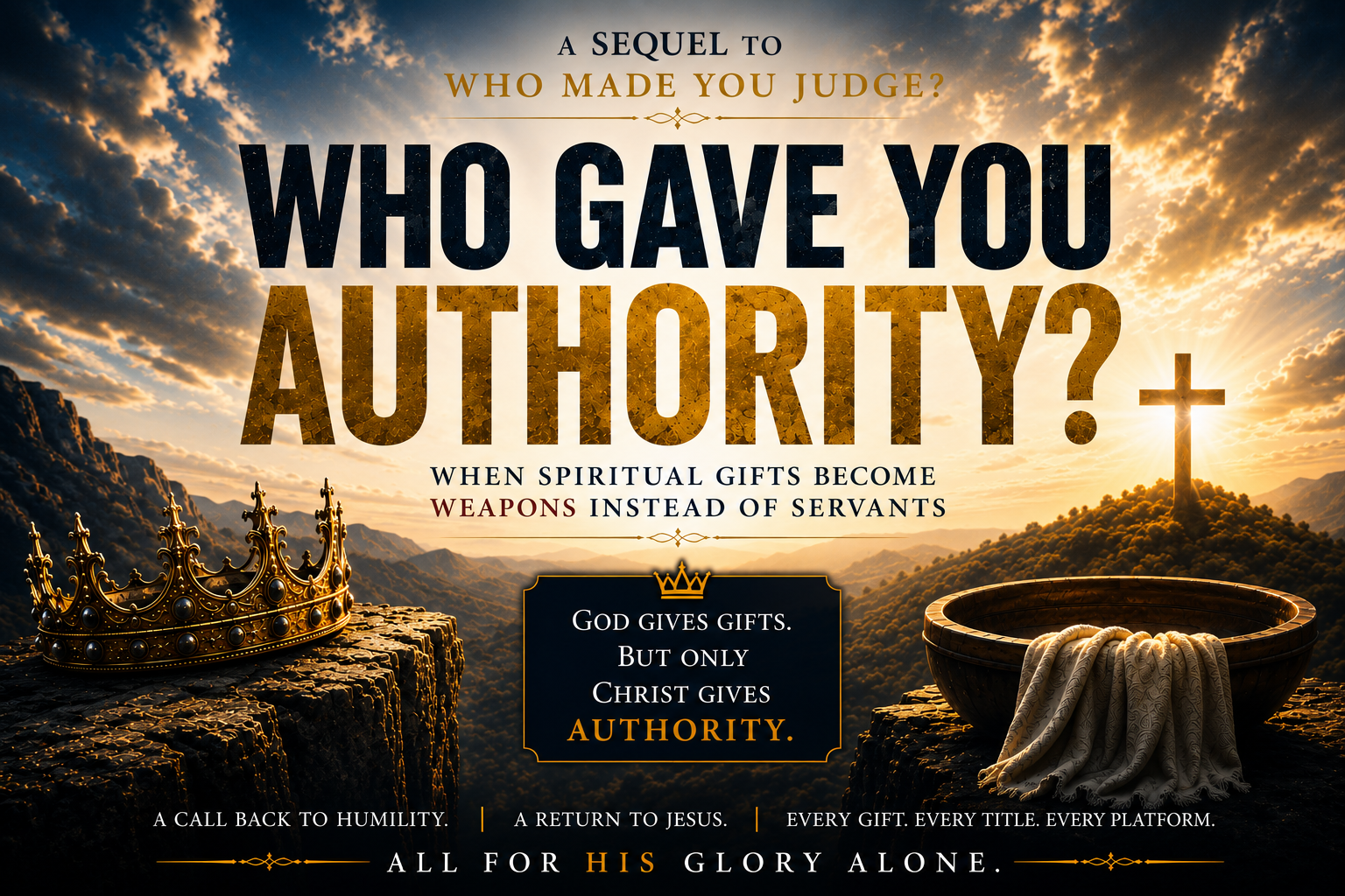 Who Gave You Authority Banner